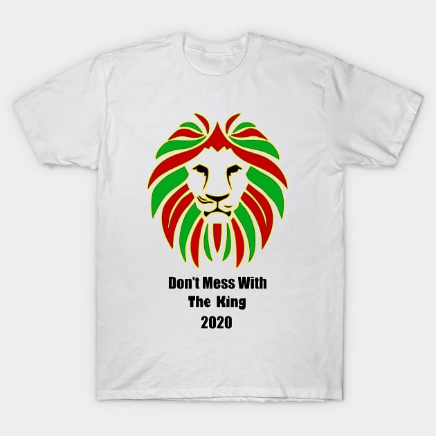 Don't Mess With The King Lion T-Shirt by Nicolas5red1